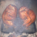 chicken on the grill